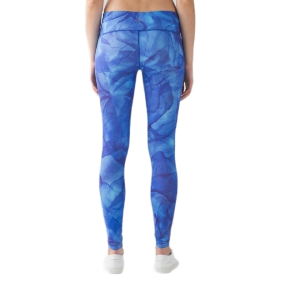 Lululemon Wunder Under Pant III Midnight Tulle Multi Sz 4 - Picture 5 of 7